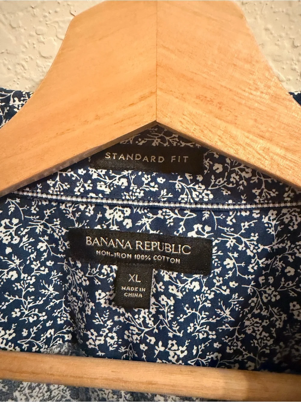 Banana Republic Navy Blue Floral Shirt Jacket